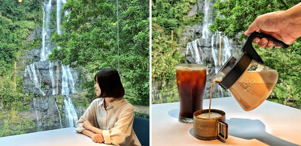 新北瀑布3号：天啊！超美的~~瀑布3号位於烏來瀑布前，在瀑布前喝著咖啡搭配美景超級享受！烏來瀑布位於新北市烏來區烏來風景特定區內， 是烏來風景特定區的代表景觀之一，還是北台灣高低落差最大的瀑布，烏來瀑布高達80公尺、寬約10公尺，在日據時代舊稱為雲來之瀧的美譽。