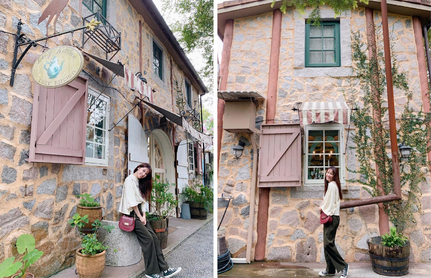 花蓮鷺鷥咖啡:鷺鷥咖啡位於花蓮鳳林鎮,隱藏在森林鄉間的異國夢幻咖啡廳,園區也有跟山姆先生咖啡館一樣的童話世界裡的精靈小屋, 山姆先生跟鷺鷥咖啡是親戚關係,區裡的建築都很美彷彿就像是在歐洲一樣,園區的入園門票是100元,門票可以在園區內全額折抵, 園區主要開放的地方有戶外童話花園、玻璃屋座位區、鷺鷥咖啡,其他為住宿的區域沒有對外開放,所以參觀的民眾要注意。