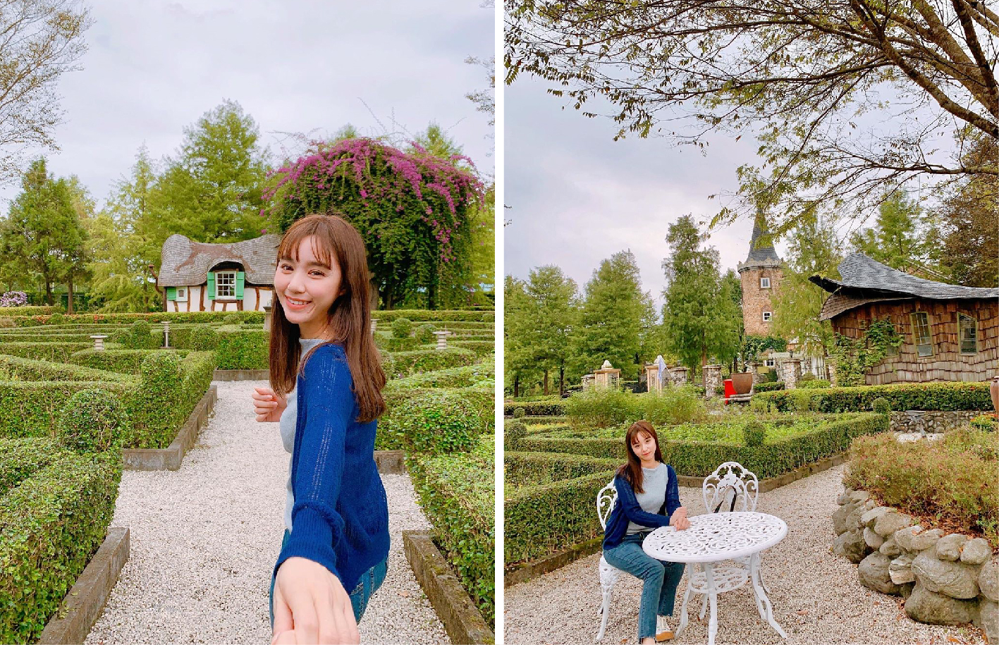 花蓮鷺鷥咖啡:鷺鷥咖啡位於花蓮鳳林鎮,隱藏在森林鄉間的異國夢幻咖啡廳,園區也有跟山姆先生咖啡館一樣的童話世界裡的精靈小屋, 山姆先生跟鷺鷥咖啡是親戚關係,區裡的建築都很美彷彿就像是在歐洲一樣,園區的入園門票是100元,門票可以在園區內全額折抵, 園區主要開放的地方有戶外童話花園、玻璃屋座位區、鷺鷥咖啡,其他為住宿的區域沒有對外開放,所以參觀的民眾要注意。