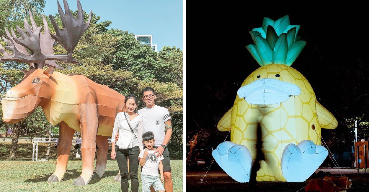 2020台灣燈會.璀璨台中:2020台灣燈會在台中,這次以璀璨台中為主軸.台灣燈會的副展區這次與戽斗星球合作-我把戽斗星球變大了,還沒正式開始就吸引許多遊客前來拍照, 因為扭蛋而紅的戽斗星球為這次燈會副展區,推出超多超大戽斗動物,在文心森林公園展出以親子同樂為主軸,規劃各種節慶場景、童話故事燈區, 吸引許多遊客前來欣賞,副展區燈會從12/21-02/23展期共有65天,別錯過可以看到這麼大戽斗星球的機會。