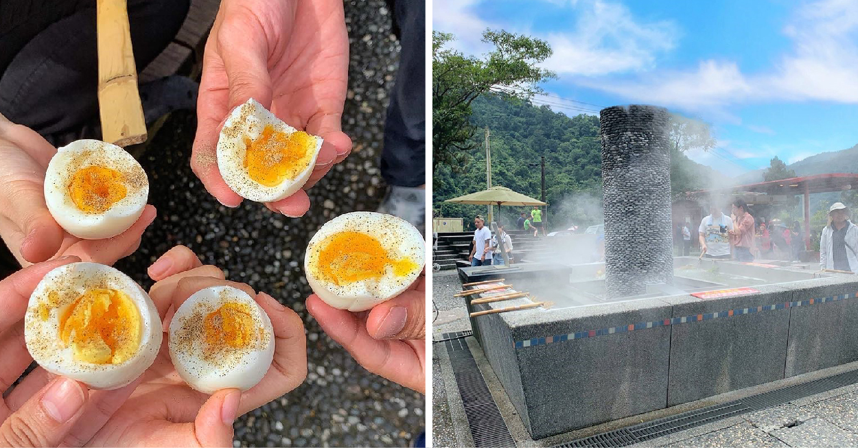 宜蘭清水地熱公園：清水地熱位於大同鄉清水村南側的清水溪谷中，溫泉的溫度很高，公園占地2.5公頃，目前已發展為地熱資源，地熱溫泉屬於鹼性泉， 遊客來到這裡遊玩一定要到清水地熱服務區購買食材跟租借器具，到煮蛋持提著竹簍煮溫泉蛋玉米等，還可以在清水地熱公園裡免費泡腳， 在冷冷的天泡上溫泉超溫暖的！還能享受自己野外煮的溫泉美食。