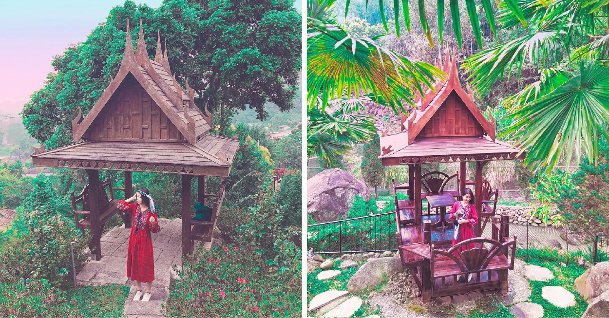 雲林桂林映像會館：桂林映像會館位於雲林古坑，在園區裡有許多泰式風格裝置藝術彷彿置身在泰國呢！ 而且園區非常廣闊就像台版小泰國，還沒去過泰國的沒關係可以先來桂林映像會館體驗看看， 園區除了有很多裝置藝術之外還有餐廳跟戲水池等。