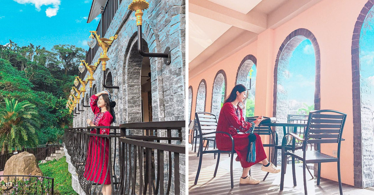 雲林桂林映像會館：桂林映像會館位於雲林古坑，在園區裡有許多泰式風格裝置藝術彷彿置身在泰國呢！ 而且園區非常廣闊就像台版小泰國，還沒去過泰國的沒關係可以先來桂林映像會館體驗看看， 園區除了有很多裝置藝術之外還有餐廳跟戲水池等。