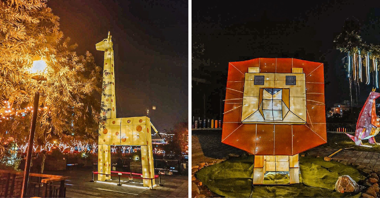 2020屏東綵燈節：屏東最近超熱鬧！屏東綵燈節以森林動物派對為主題，共多達20組巨大燈飾，綵燈節共分為4大主題分為森林區、草原區、極地區、海洋區， 每個動物都以幾何圖形為主，像是有大猩猩、北極熊、水母、還有高達10公尺的長頸鹿，今年綵燈節從千禧公園勝利東路開始， 沿著萬年溪河畔到民生路，沿途共有5大區域十分熱鬧，現在屏東活動還有屏東聖誕節、四重溪溫泉季、屏東熱帶農業博覽會(01/18開始)。