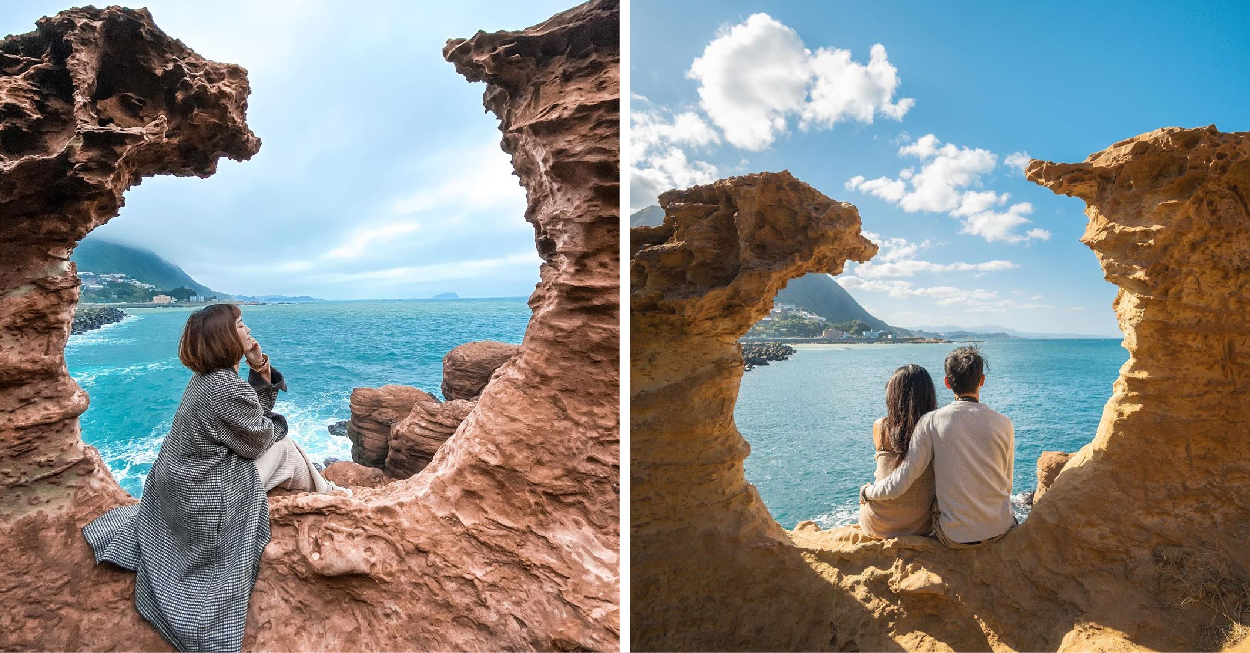 新北南雅奇岩:在東北季風多封多雨的影響,經風化作用及雨水侵蝕後,造成岩石內部含鐵礦逐漸氧化,形成特殊美麗的景觀, 除了有霜淇淋岩、竹筍岩、還有著名的海狗岩,可以踏上南雅奇石地質步道欣賞獨特的美景。