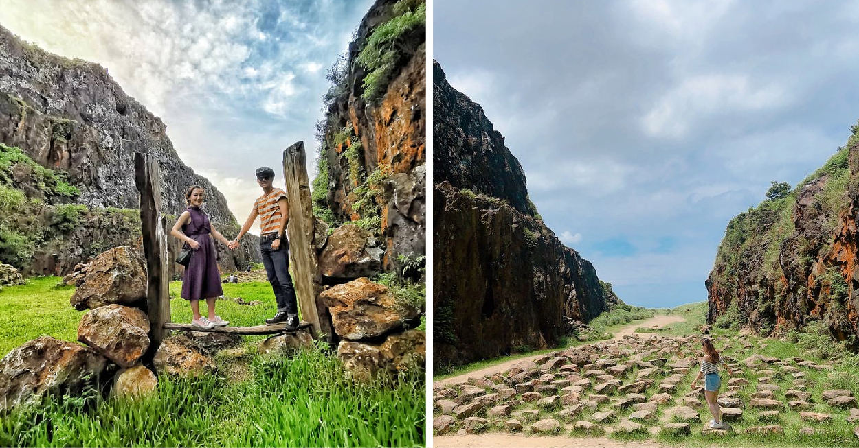 新北金瓜石地質公園(本山礦場)：金瓜石地質公園位於新北市瑞芳區九份與金瓜石交界的公路上，在金瓜地質公園裡的本山礦場有壯觀的石頭鎮， 這裡為金瓜石最早發現黃金礦脈的地方，是一處露天開採的礦區位置就在黃金神社的上方，這座山非常特別形狀像南瓜，因此被稱為金瓜山。
